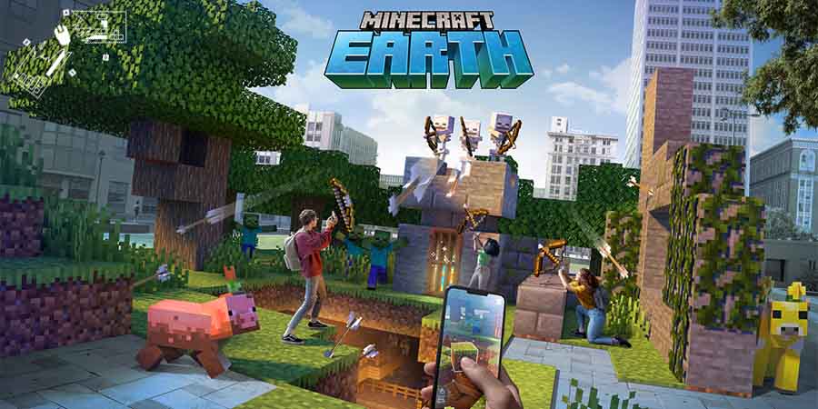 Мобильная игра Minecraft Earth